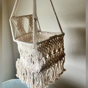 Baby Crochet swing outdoor or nursery decor